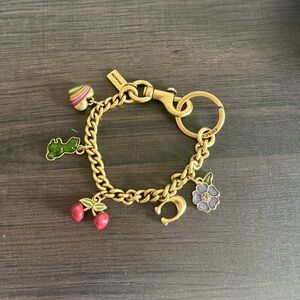 RARE coach charm bracelet